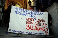 Studentenaufstand in Wien